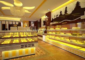 最新豪華蛋糕店設(shè)計(jì)裝修圖片