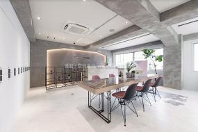 大型美發(fā)店設計裝修效果圖片