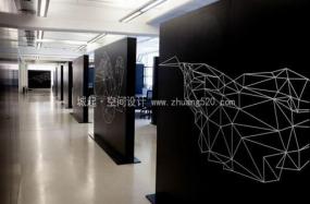 黑白風(fēng)格辦公室裝修效果圖
