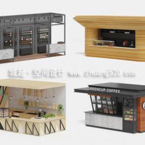 現(xiàn)代簡約風(fēng)格奶茶店裝修效果圖