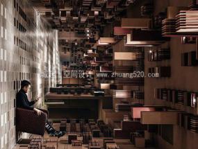 現(xiàn)代簡約風(fēng)格電影院裝修效果圖