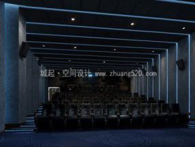 簡(jiǎn)約風(fēng)格電影院裝修裝潢效果圖