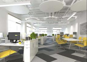 中式傳統(tǒng)辦公室設(shè)計效果圖片