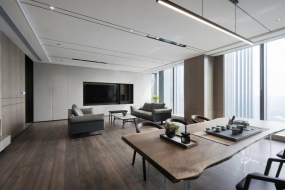 高級辦公室裝修實(shí)景圖