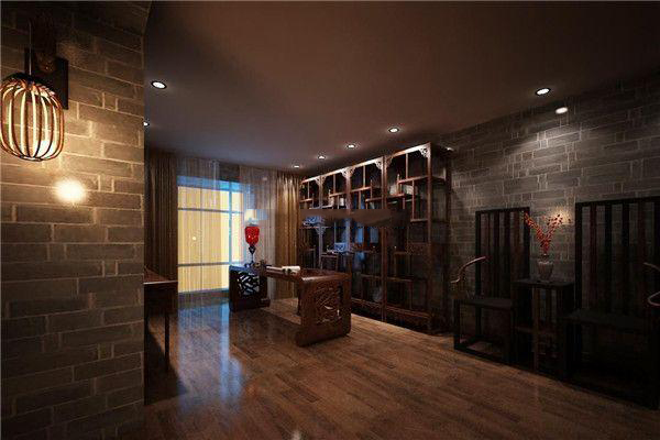 中式辦公室裝修效果圖