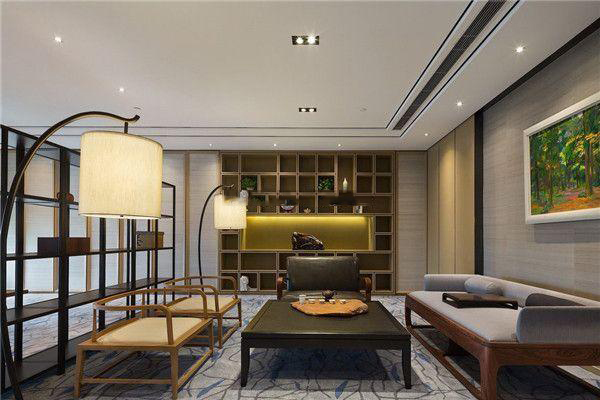 中式辦公室裝修效果圖